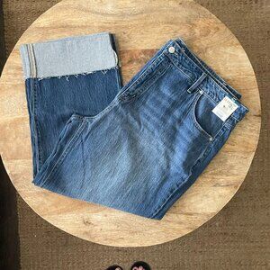 NEW 22W Women's Dark Wash High Rise Jeans